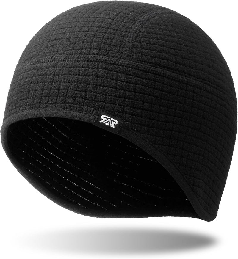 SUNMECI Winter Thermal Helmet Liner Skull Cap, Fleece Lined Warm Cycling Cap Ski Beanie for Men Women - Image 1